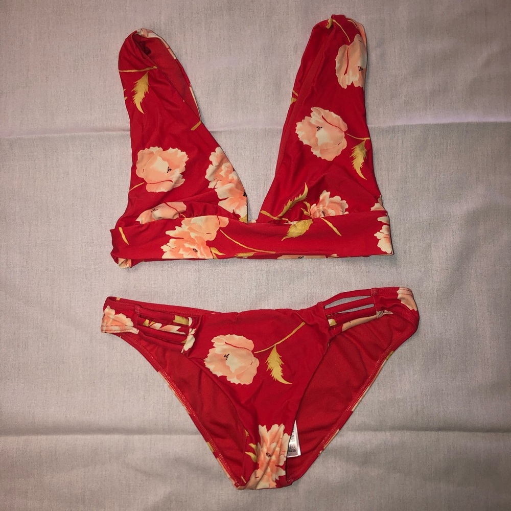 Billabong Floral Bikini Swimsuit